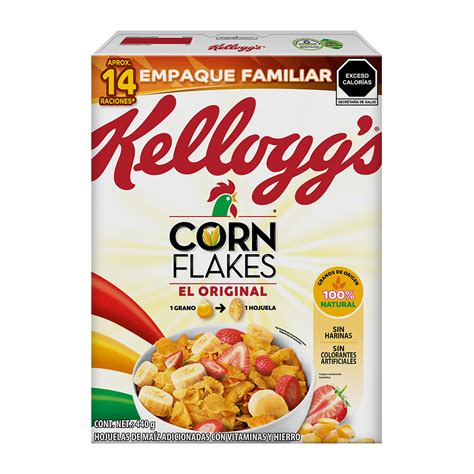 Empaque de cereales W.K. Kellogg con sello vegano