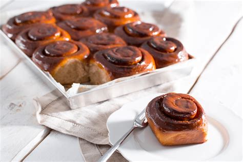Masa de rollos de canela leudando