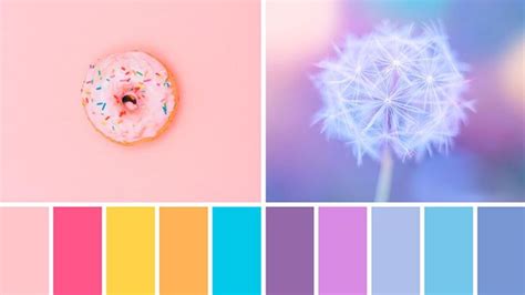 Diseño de postres con paleta de colores estratégicos