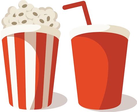 Imagen ilustrativa de palomitas de maíz y bebidas en un cine