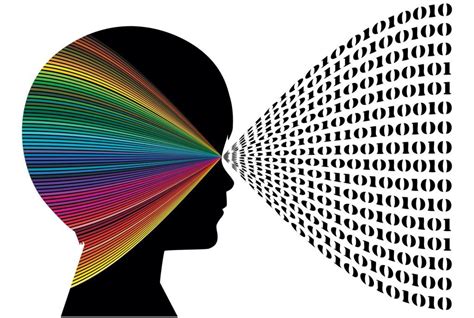 Ilustración de efectos psicodélicos en la percepción visual