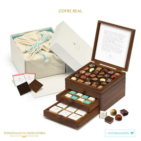 Caja de bombones artesanales con mensaje personalizado