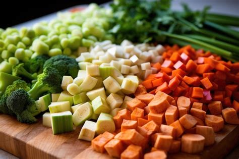 Verduras picadas para sofrito