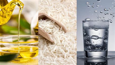 Imagen de ajos dorándose en aceite y arroz rehogándose