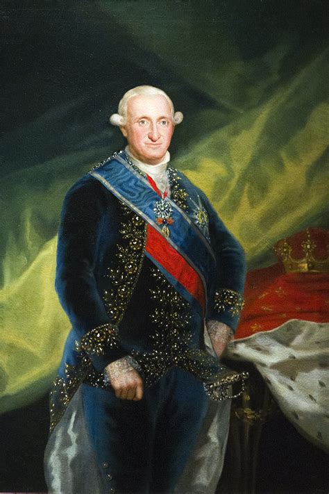 Retrato o grabado histórico de Carlos IV o de 