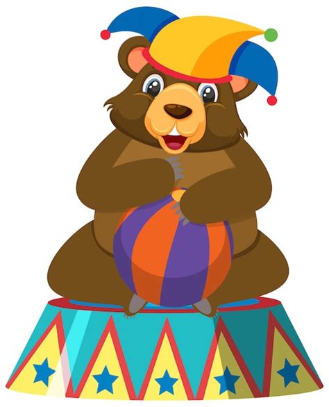 Ilustración de Boskov como oso de circo