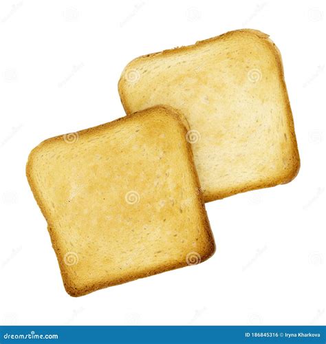 Foto de dos rebanadas de pan blanco tostado o fresco