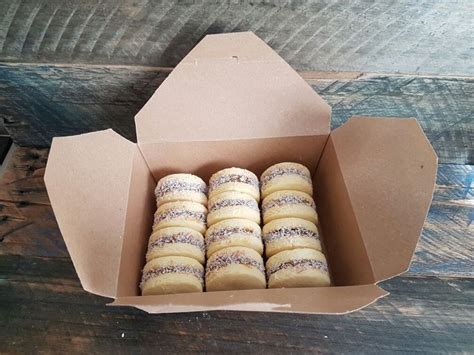 Alfajores terminados y empaquetados