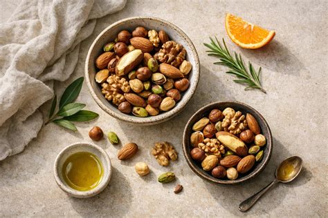 Gráfico comparativo de niveles de antioxidantes entre frutos secos: la nuez destaca frente a pistachos, almendras y anacardos.