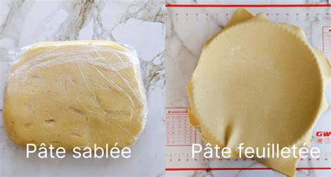 Tabla comparativa de masas para tartas: Pâte Sablée vs. Pâte Brisée