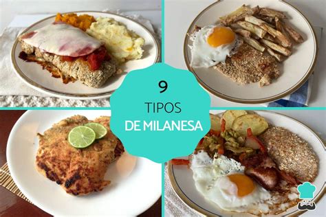 Variedad de milanesas con diferentes toppings