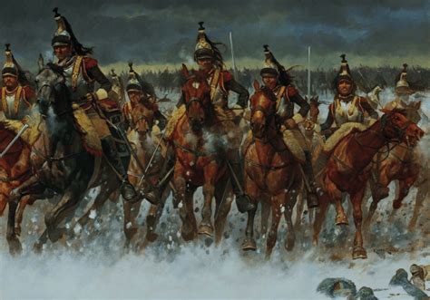 Ilustración histórica del consumo de carne equina o de la batalla de Eylau