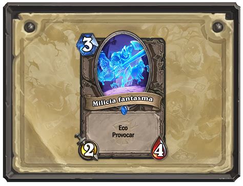 Ejemplo de carta con la palabra clave Sed de Maná en Hearthstone