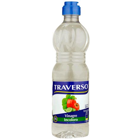 Foto de una botella o bidón de Vinagre Incoloro Traverso.