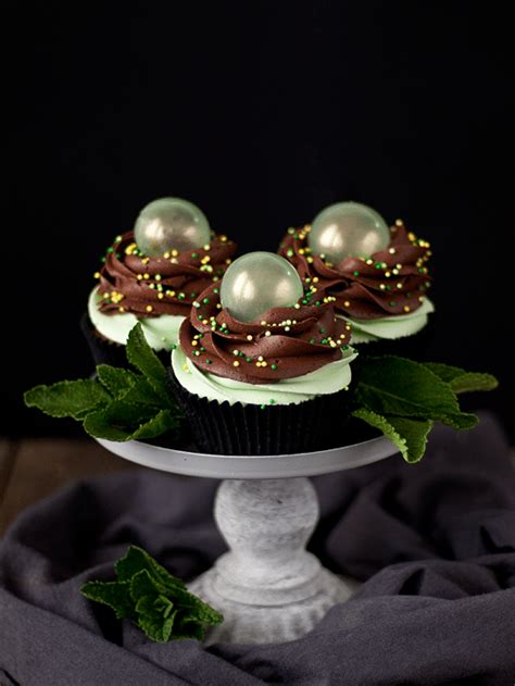 Cupcakes de Los Descendientes con burbujas de gelatina