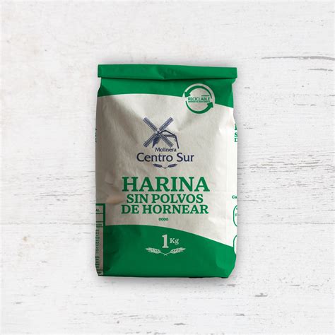Comparativa visual: harina con y sin polvos de hornear