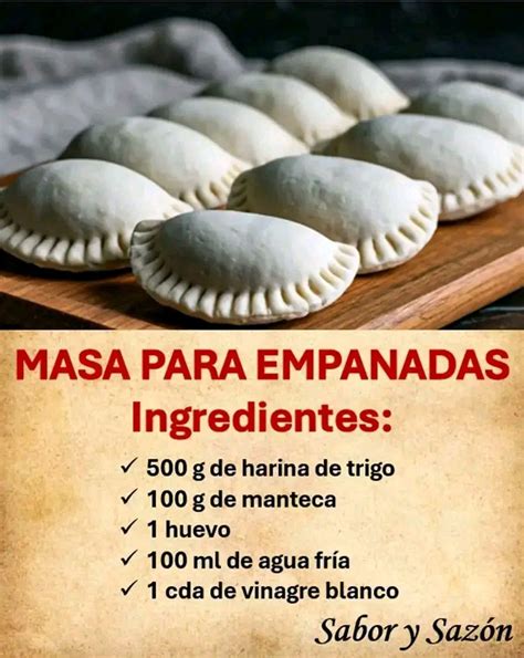 Ingredientes básicos para masa de pastel: harina, grasa fría (mantequilla/manteca), sal, azúcar, agua helada