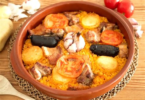 foto de arroz al horno tradicional