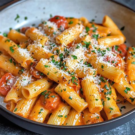 Plato de pasta con rodajas de salami, hierbas frescas y un toque de queso parmesano servido en un tazón rústico