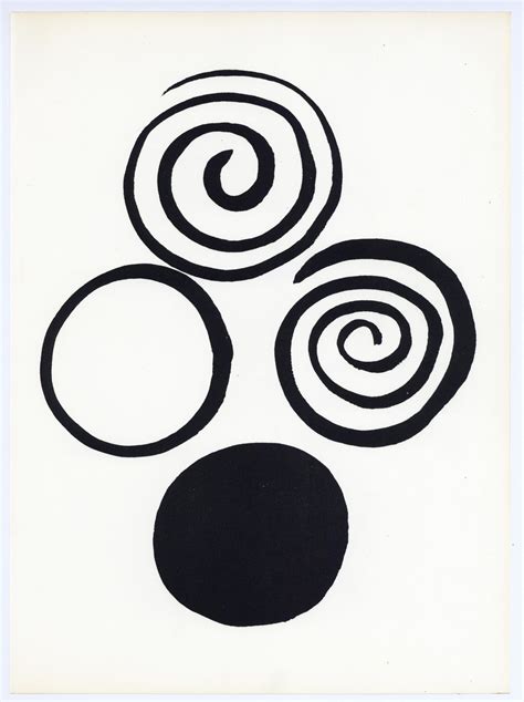 Alexander Calder, litografía 
