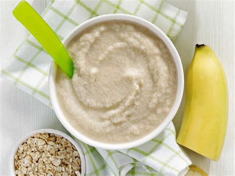infografía nutricional de avena y plátano
