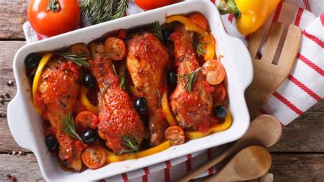 pollo al pimentón con verduras