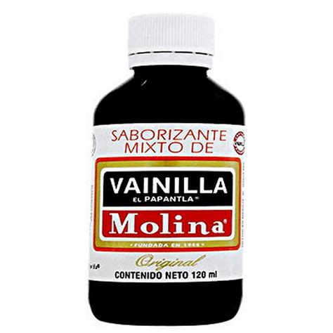 Botellas de extracto de vainilla comercial de diferentes marcas