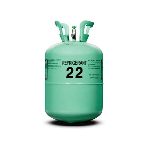 Imagen de una bombona de gas refrigerante R22