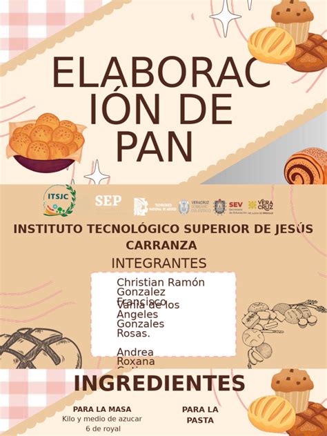 Esquema de las diferencias entre pan con y sin levadura