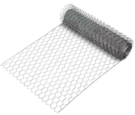 Ejemplo de malla hexagonal utilizada en un gallinero