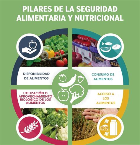 Infografía general sobre los pilares de la seguridad alimentaria en hamburgueserías