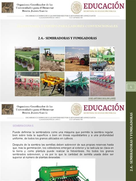 Diagrama de los tipos de sembradoras y correcta profundidad de siembra en surcos.