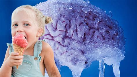 Infografía: Zonas del cerebro activadas al comer helado