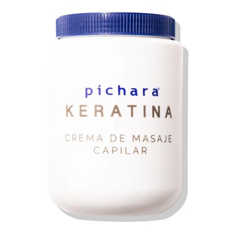 Envase de la Crema de Masaje Capilar Keratina Pichara