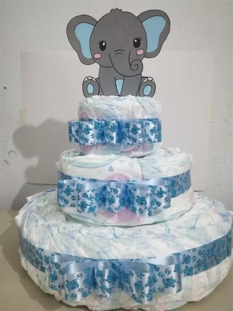 Esquema de niveles para un pastel de pañales o guía visual de corte para torta de revelación