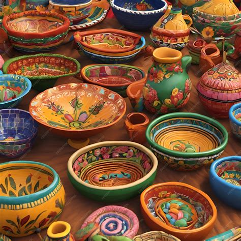 Representación artística de un mercado maya con diversidad de alimentos