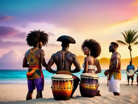 Representación visual de la fusión de ritmos afrocaribeños y jazz que componen la salsa