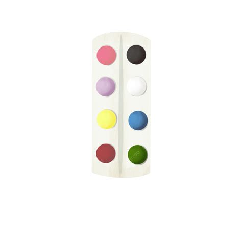 Paleta de colores y herramientas para pintar manzanas realistas