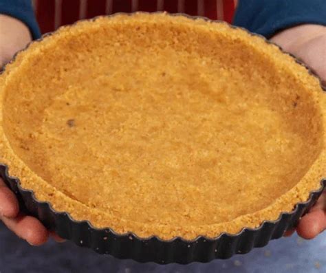 Base de galletas trituradas para tarta de queso