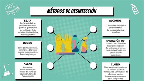 Esquema comparativo de métodos de limpieza para diferentes materiales de bandejas