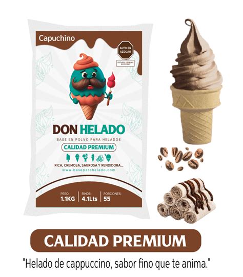 Tabla comparativa de diferentes bases para helado soft (lácteas, veganas, contenido graso)