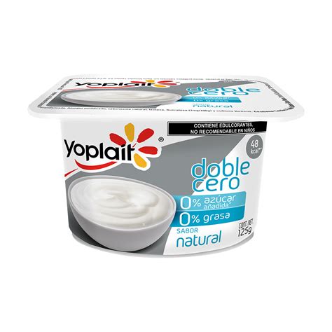 Foto de un bote de yogurt Yoplait Doble Cero