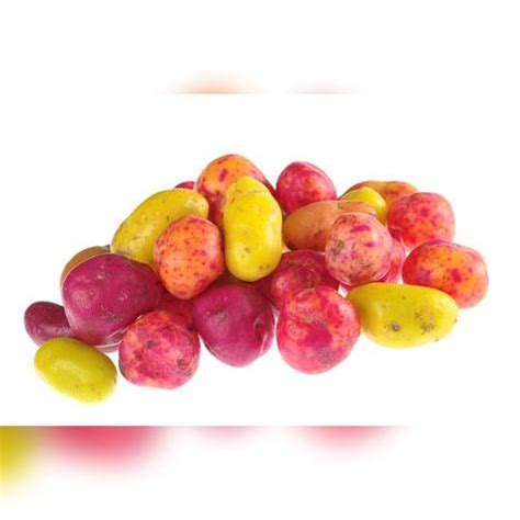 variedades de ollucos en diferentes colores y formas