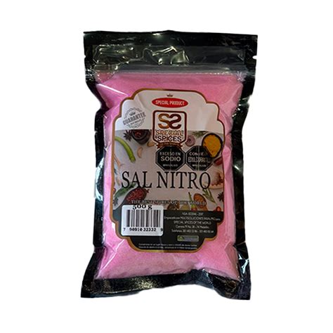 Imagen de sal nitro y sal rosa de curado