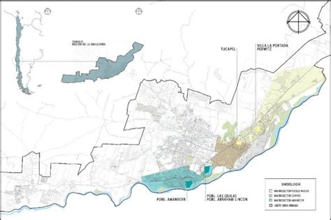 Mapa de ubicación del local Mak Sandwich Las Encinas en la ciudad de Temuco