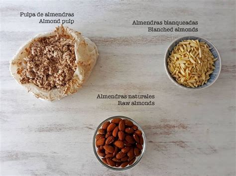 Ilustración de cómo aprovechar la pulpa de almendras para hacer snacks