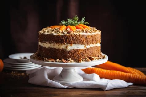 Pastel crudivegano de zanahoria con glaseado cremoso y pistachos