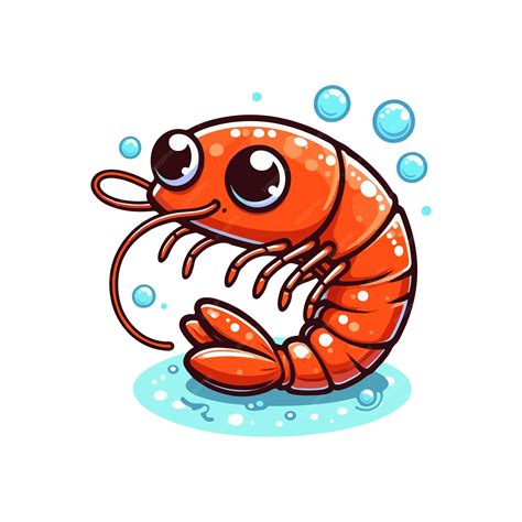 Ilustración de un camarón con una gran garra en el fondo del mar