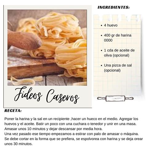 Infografía paso a paso para hacer fideos de arroz caseros