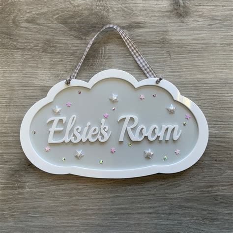 Letrero personalizado para puerta con mensaje, hecho con palitos de helado